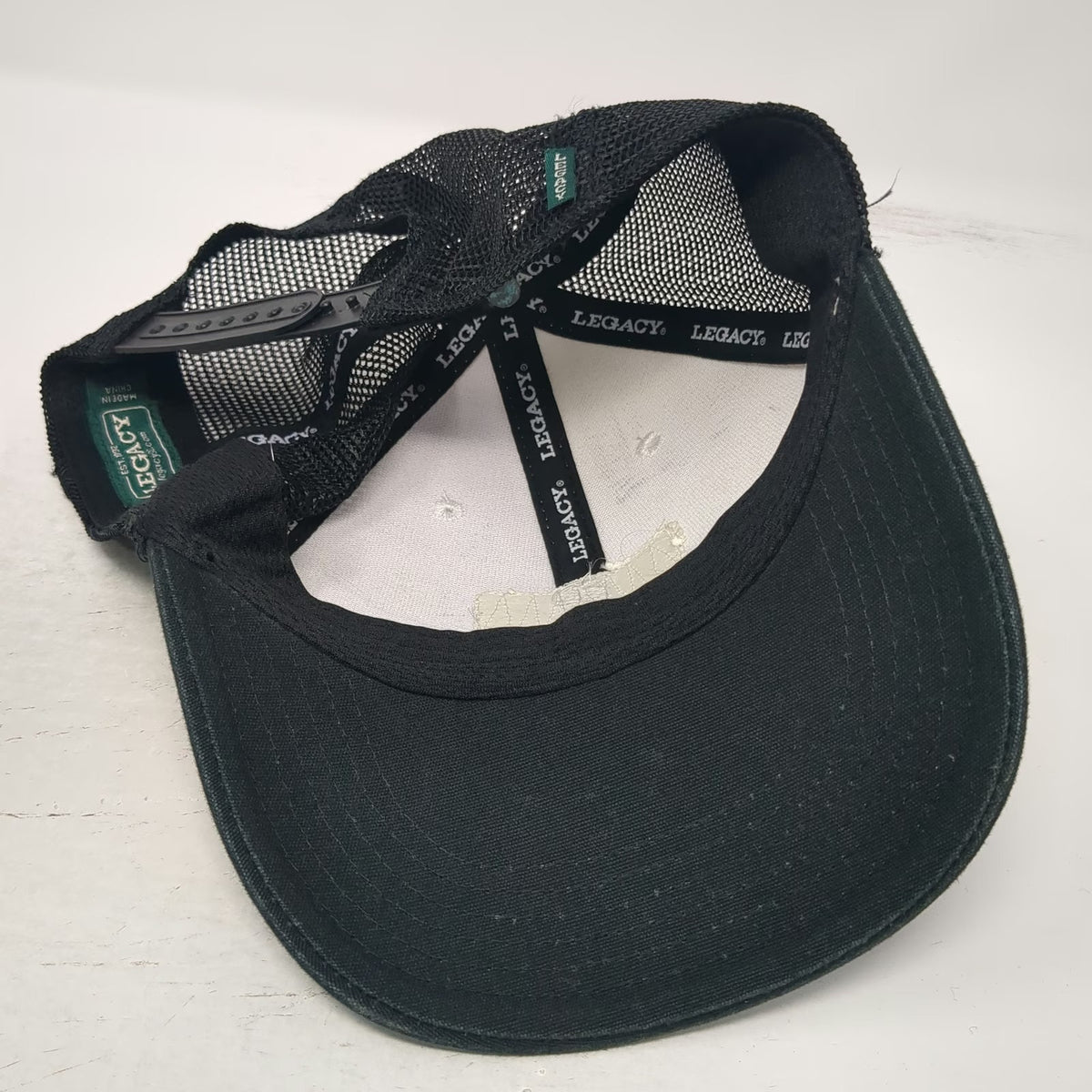 Legacy Montana Western Bulldogs NCAA Trucker Hat Black OSFM Snapback Mesh Patch