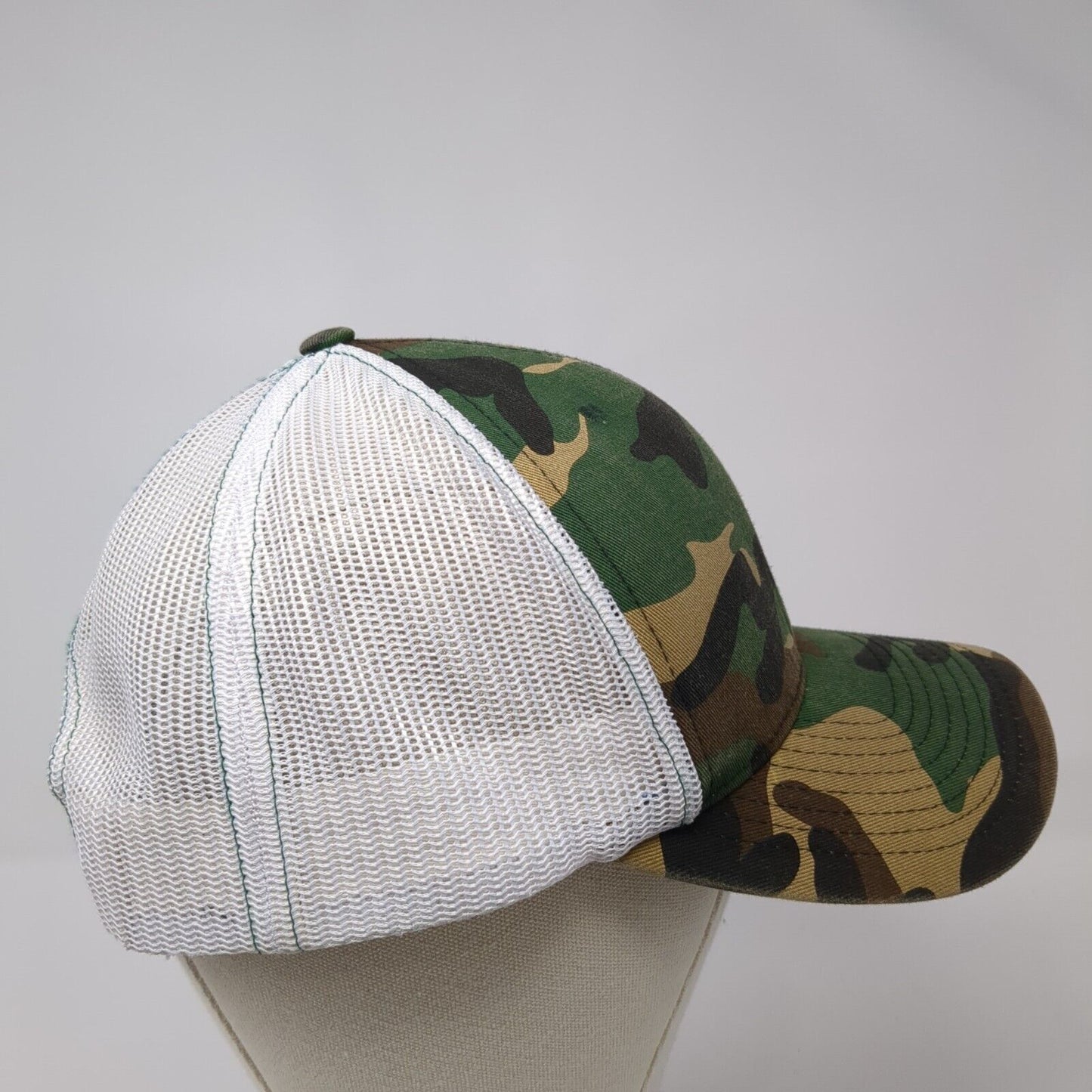 JH Kelly Snapback Mesh Back Trucker Hat Camouflage One Size Adjustable