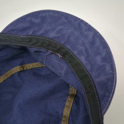 Adventure 16 Army Blue L Neck Flap Sun Shield San Diego California Hat Vintage
