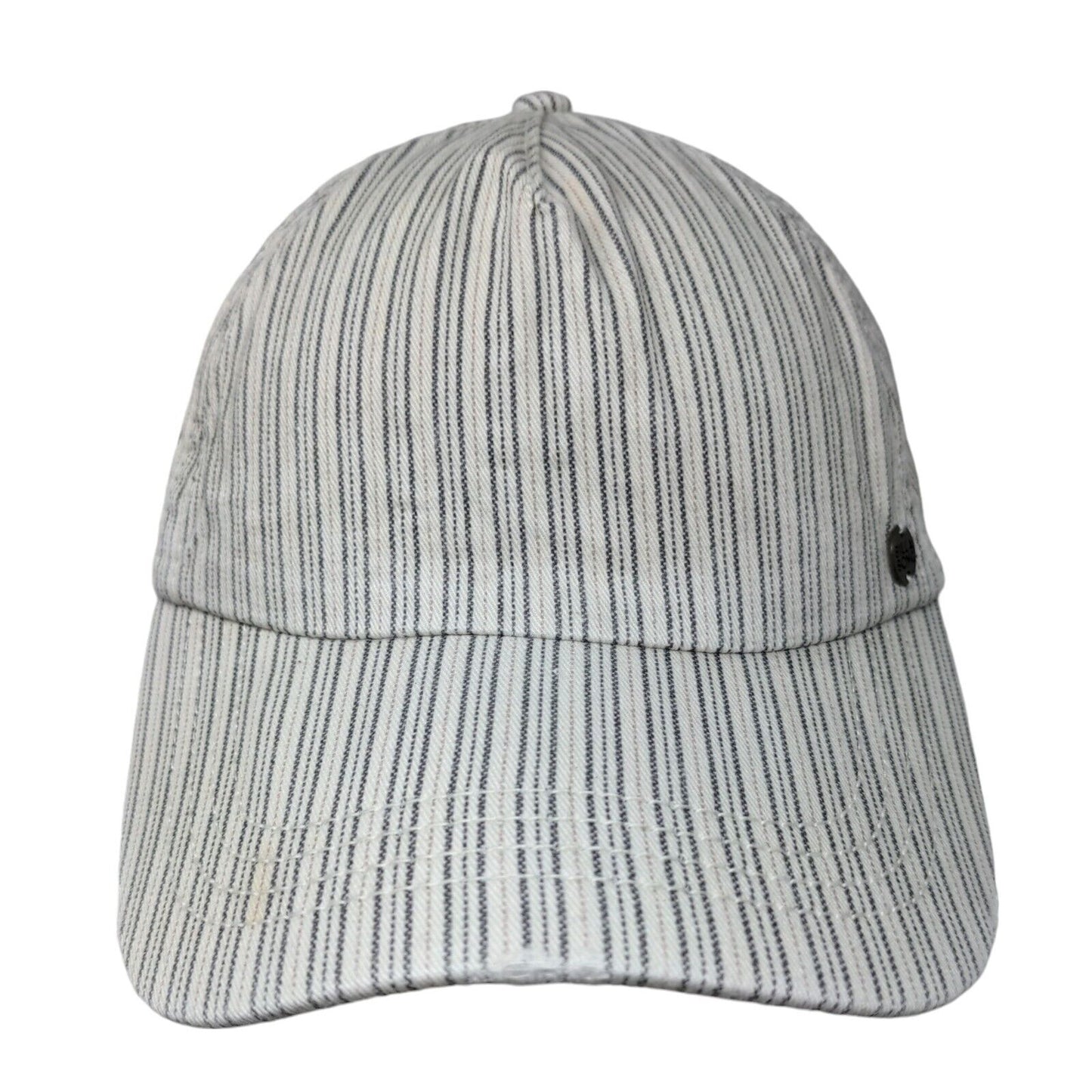 Billabong Slideback Hat Multicolor One Size Adjustable Pinstripe Blank Cotton