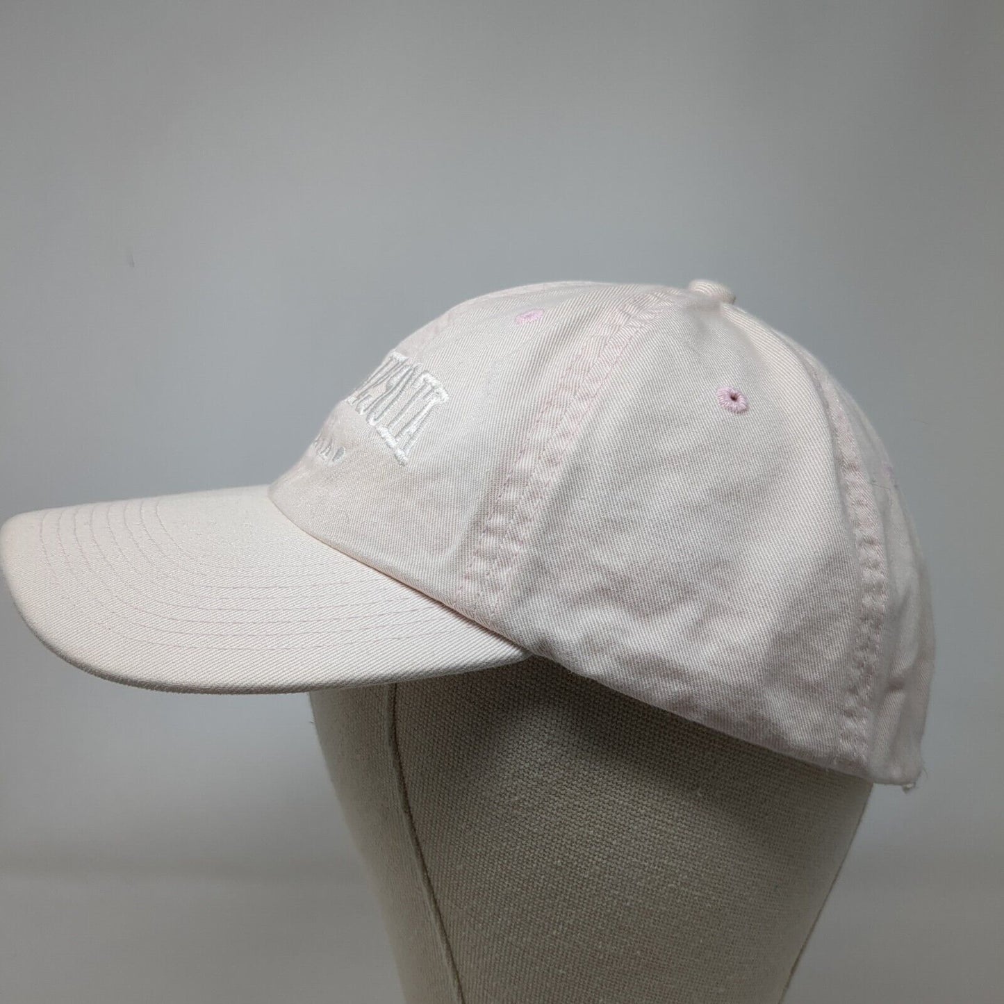Minnesota USA Slideback Hat Pink OSFA Adjustable Embroidered Fahrenheit