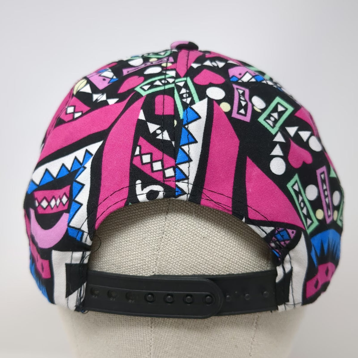 New Genesis San Diego Snapback Pink White One Size Hat 3D Embroidery Geometric