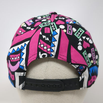 New Genesis San Diego Snapback Pink White One Size Hat 3D Embroidery Geometric
