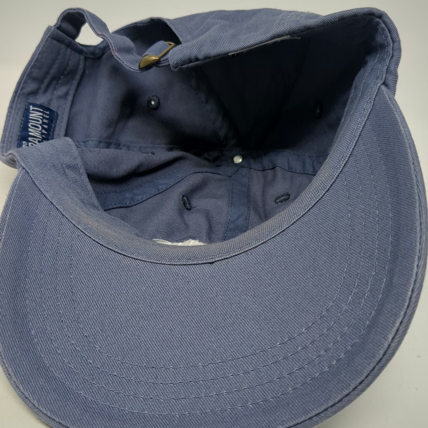 Paramount Baseball Cap Blue One Size Slideback Virtua Health Logo Cotton Hat