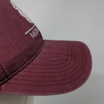 Montana Slideback Hat Red One Size Adjustable Embroidered Legacy