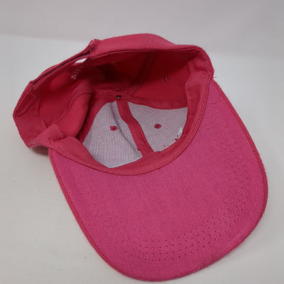 I Love Koh Yao Phang Nga Strapback Hat Pink One Size Adjustable 6 Panel