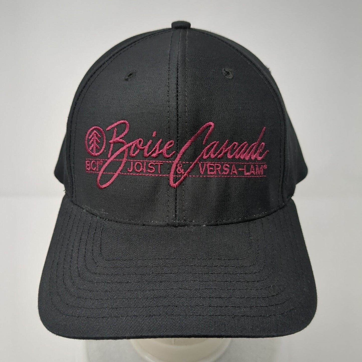 Boise Cascade Snapback Hat Black Large Pro Twill Richardson 6 Panel