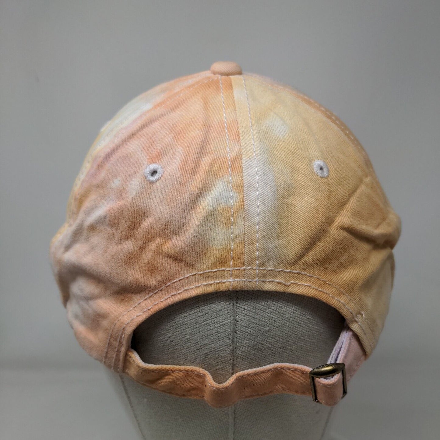 Unbranded Slideback Hat Multicolor OSFM Tie Dye Vent Holes 6 Panel Blank