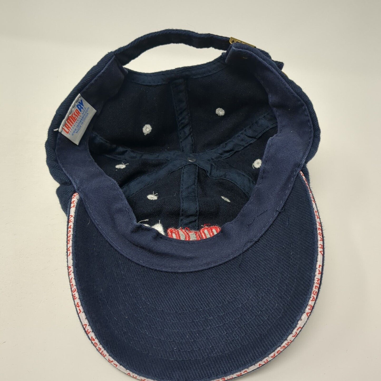 La Mesa RV Experience Life Slideback Hat Blue One Size Adjustable