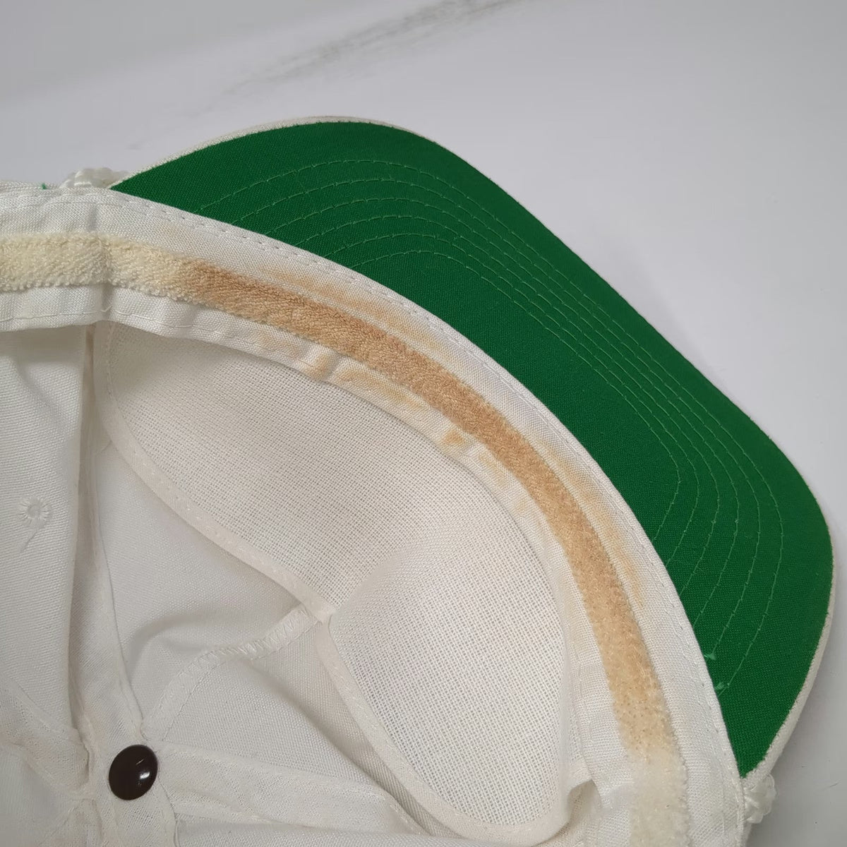 Headwear II 5 Panel White Hat OSFM Snapback El Charro Mexican Food Rope Green