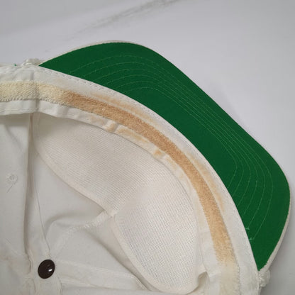 Headwear II 5 Panel White Hat OSFM Snapback El Charro Mexican Food Rope Green