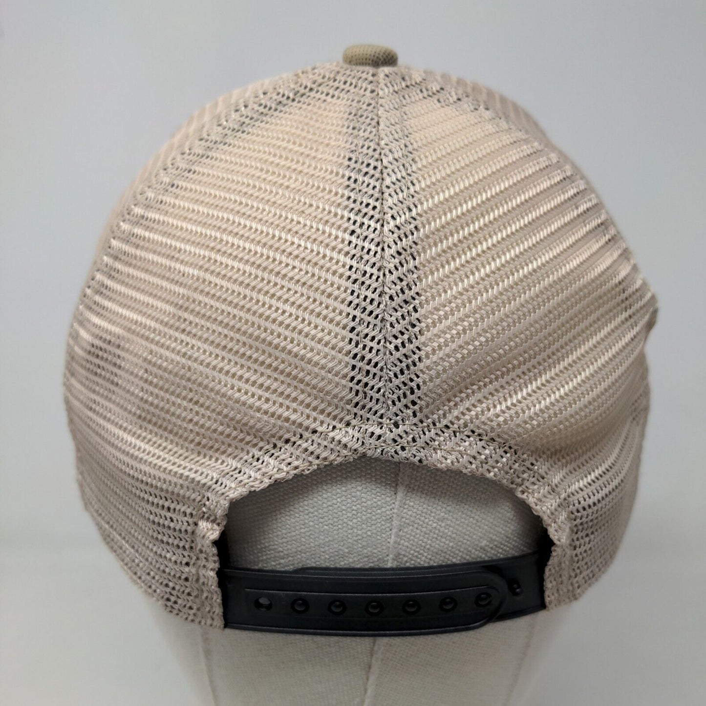 Unbranded Mens Snapback Mesh Back Hat Green Camo OSFA Embroidered United Rentals