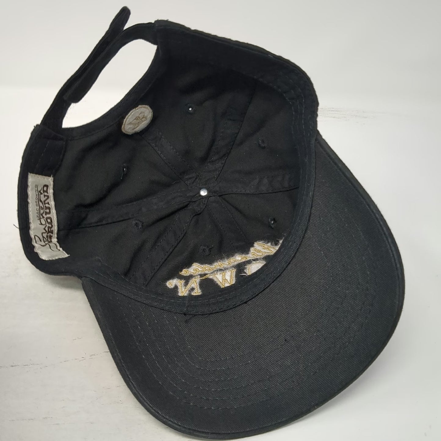 Southern Ground Z Alexander Brown Uncaged Hat Baseball Cap Black One Size Logo