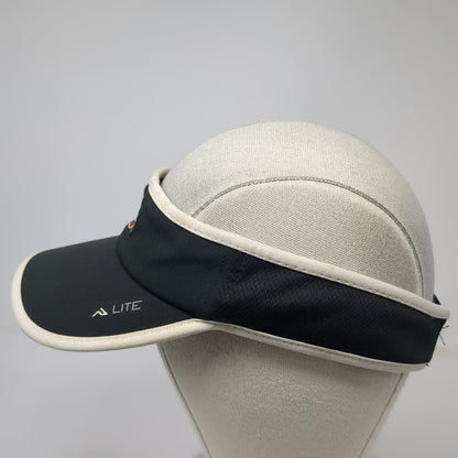 Pacific Headwear Visor Black One Size Performance Athletic Strapback A-Lite Hat