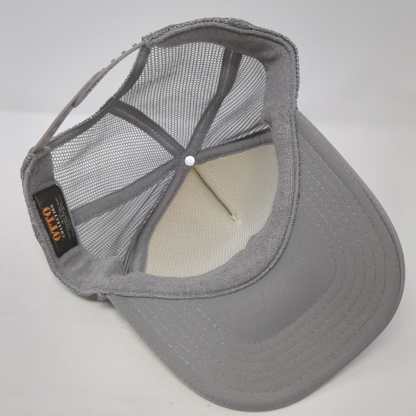 Let Us Worship Snapback Trucker Hat Gray OS Adjustable Mesh Back 6 Panel Otto