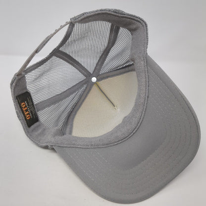 Let Us Worship Snapback Trucker Hat Gray OS Adjustable Mesh Back 6 Panel Otto