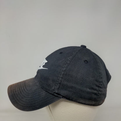 Nike Slideback Hat Blue OSFM Adjustable Embroidered Swoosh Heritage86 6 Panel