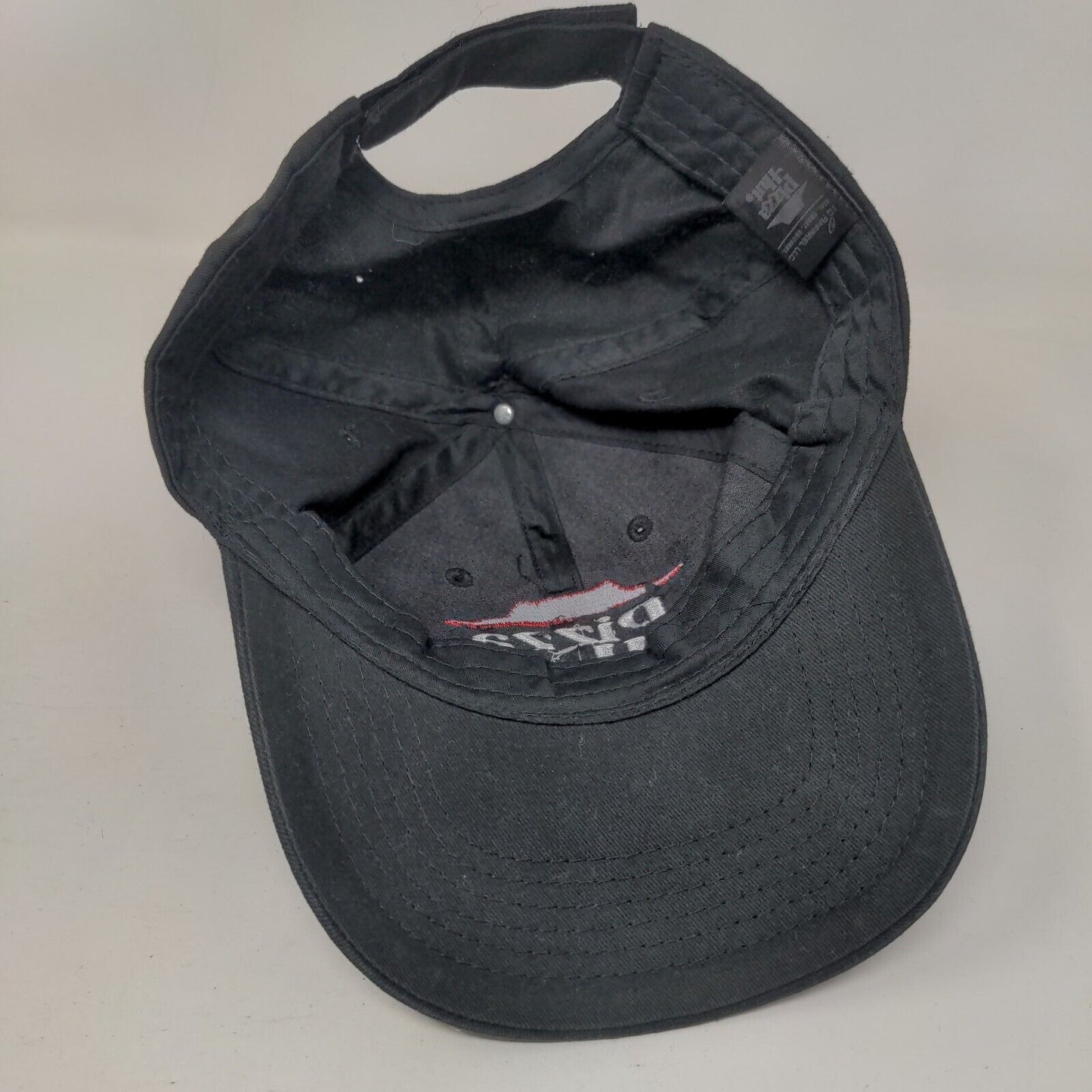 Pizza Hut Strapback Hat Black OSFA Embroidered Employee Uniform
