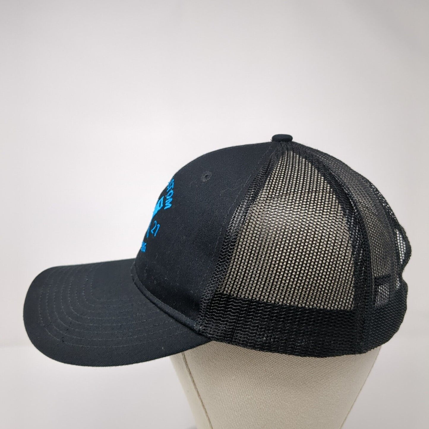 Pro Custom Framing 2021 Snapback Trucker Hat Black OSFA Mesh Back