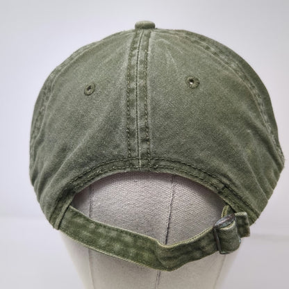 Green Baseball Cap One Size Guemes Island Resort Since 1947 Fish Embroidery Hat