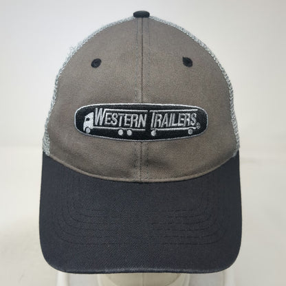 Buck's Bags Baseball Cap Gray Black Silver One Size Western Trailers Truck Hat