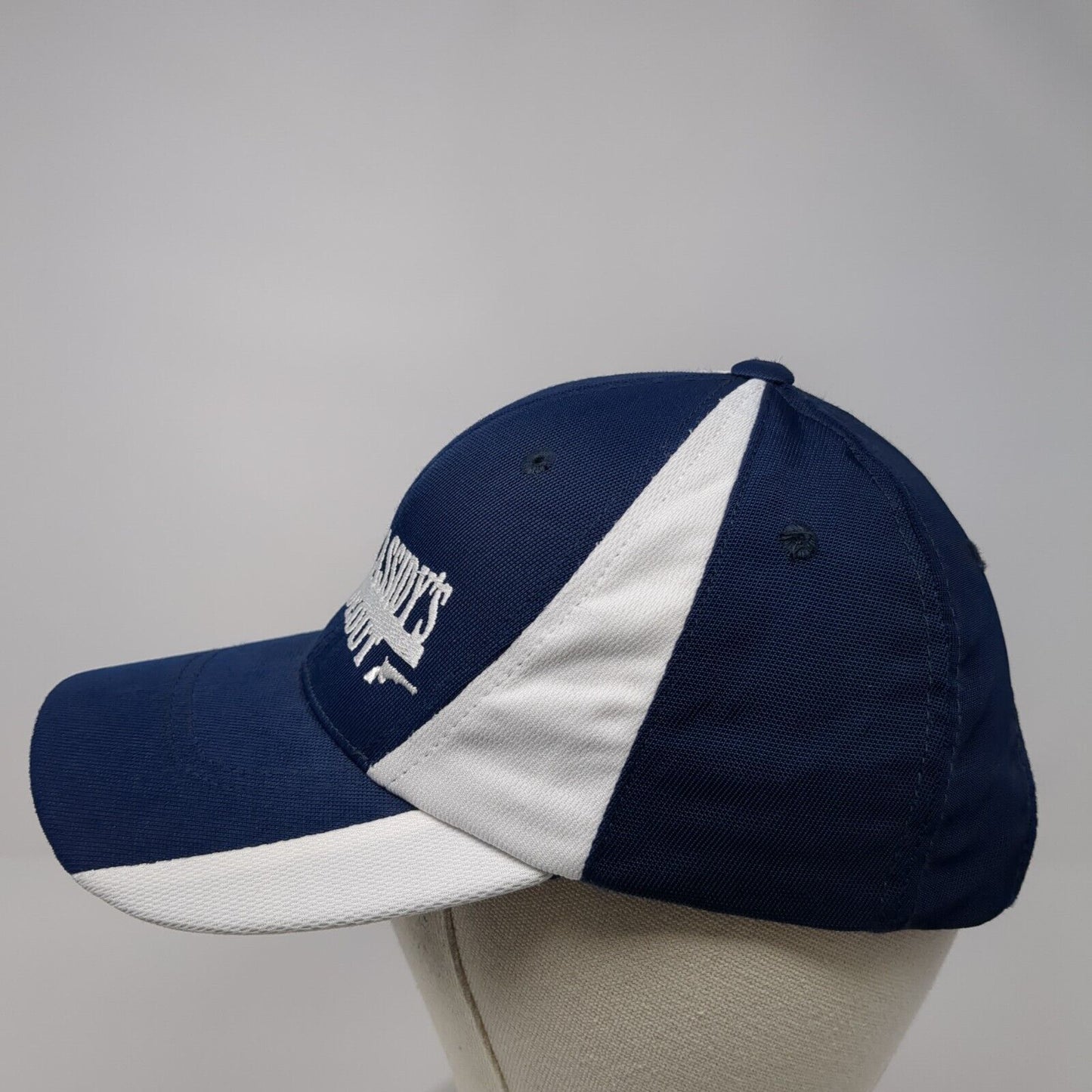 Butch Cassidy's Hideout Strapback Hat Blue Youth One Size Sport-Tek
