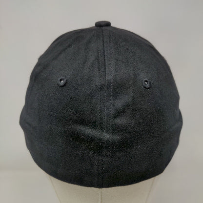 C Combat Softball Fitted Hat Black One Size Embroidered Vent Holes