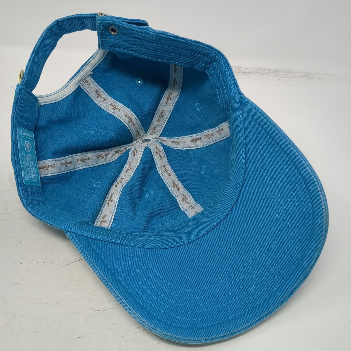 Name Brand Promotions Simplot Blue Baseball Cap One Size Slideback Cotton Hat