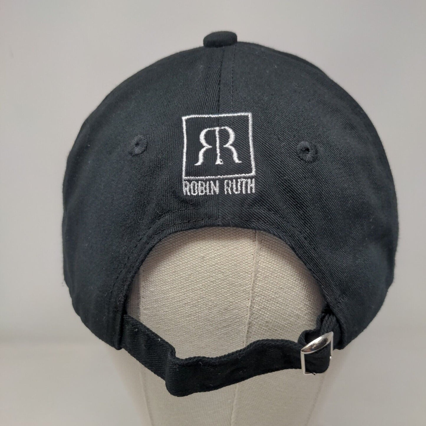 Punta Cana Patch Slideback Hat Black One Size Embroidered Robin Ruth
