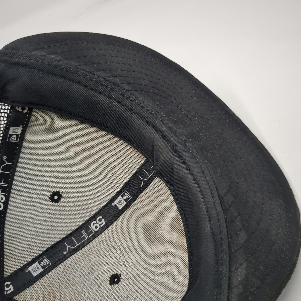 New Era Harley-Davidson Performance Parts Black 7 1/4 Baseball Cap Hat Mesh Back