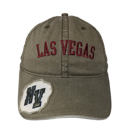 Triangle Sport Men's Strapback Hat Brown Size OSFM Embroidered Las Vegas Nevada