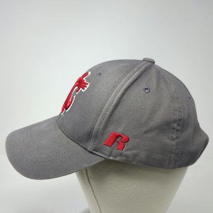Washington State Cougars NCAA Russell Gray One Size Strapback Cap Hat WSU Logo