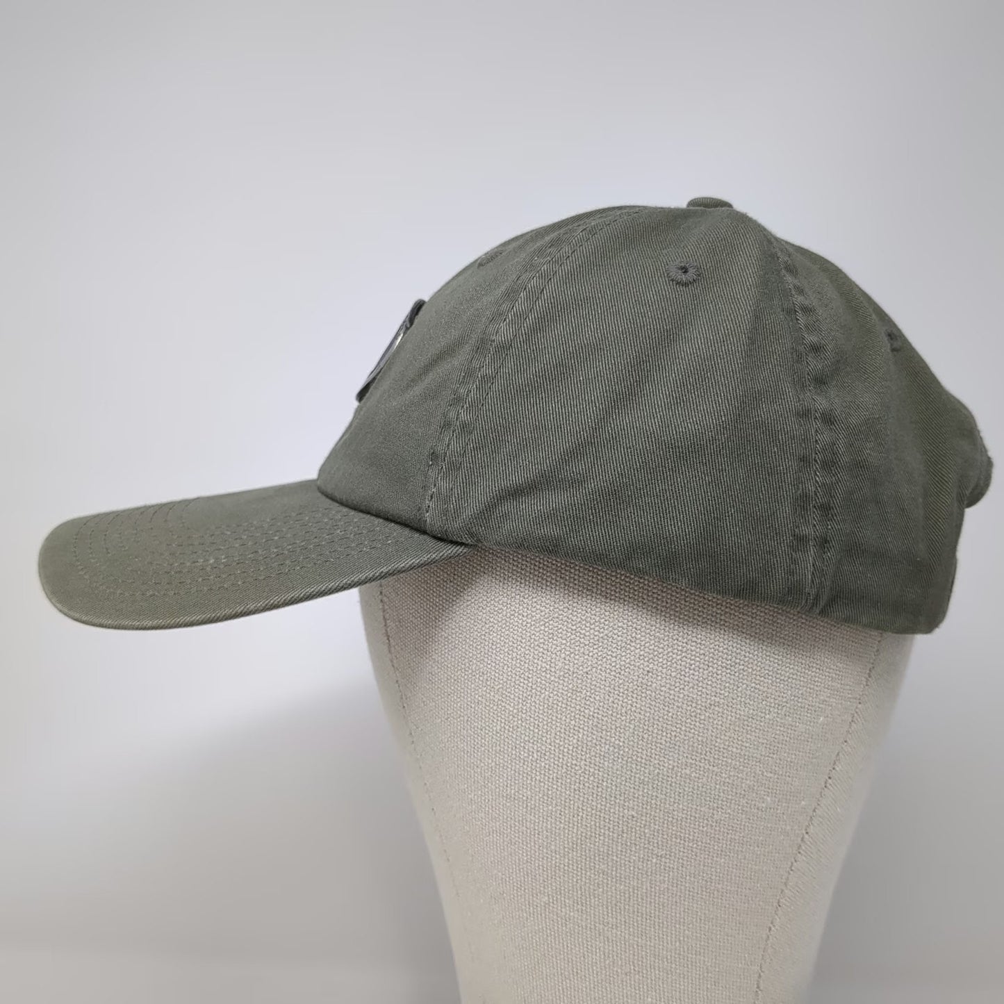 J Hats NC Zoological Society Metal Medallion Green Baseball Cap One Size Hat