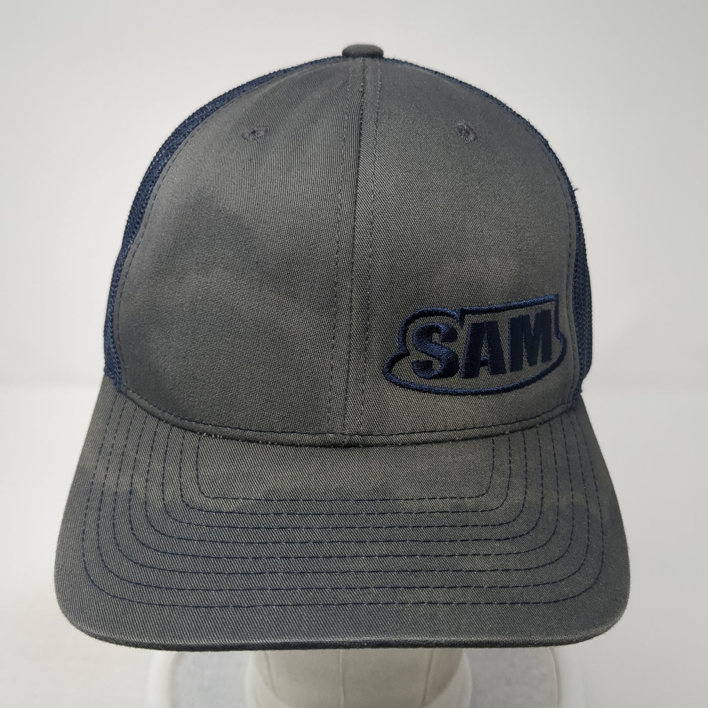 SAM Snapback Trucker Hat Multicolor One Size Mesh Back Richardson