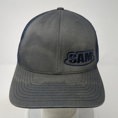 SAM Snapback Trucker Hat Multicolor One Size Mesh Back Richardson