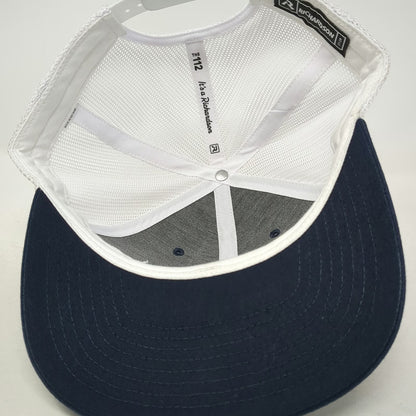 Richardson Trucker Hat Blue White L Summit View CPA Mesh Snapback Logo