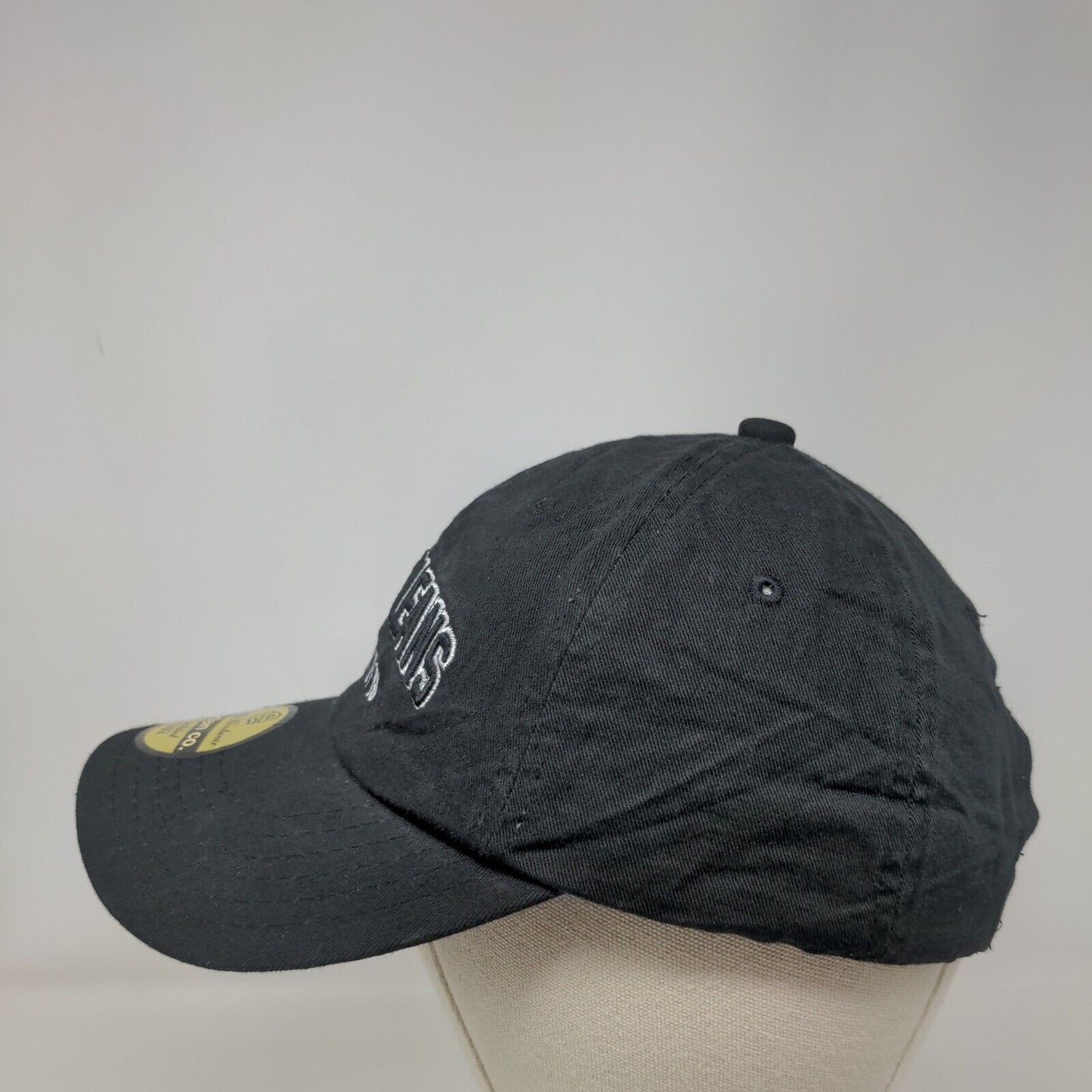 New Orleans Slideback Hat Black One Size Embroidered Elidan 6 Panel
