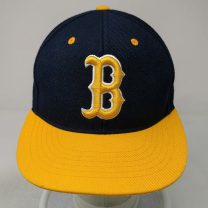 Boston Red Sox MLB 47 Brand Snapback Blue Yellow One Size Hat Green Underbrim