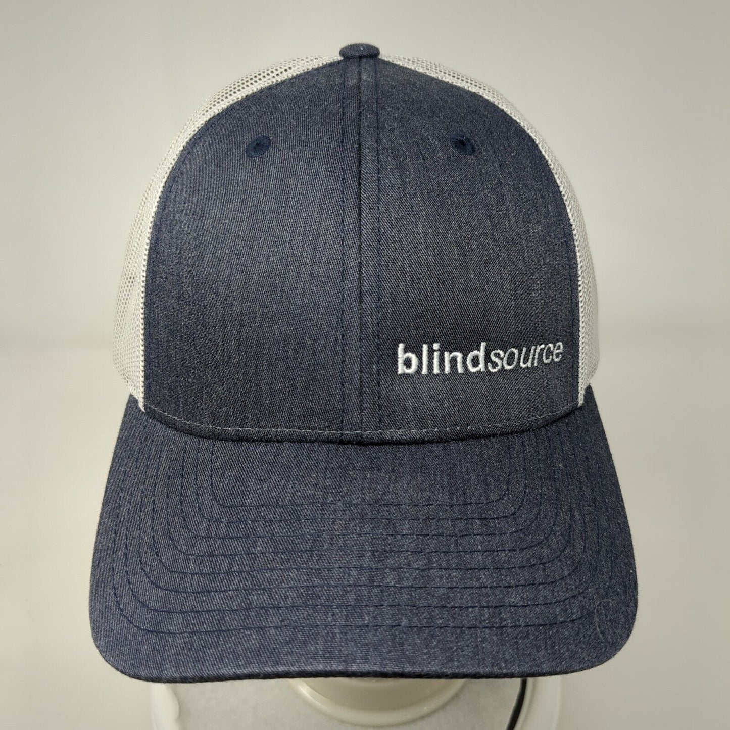 Blindsource Snapback Mesh Back Trucker Hat Blue M/L Richardson 6 Panel