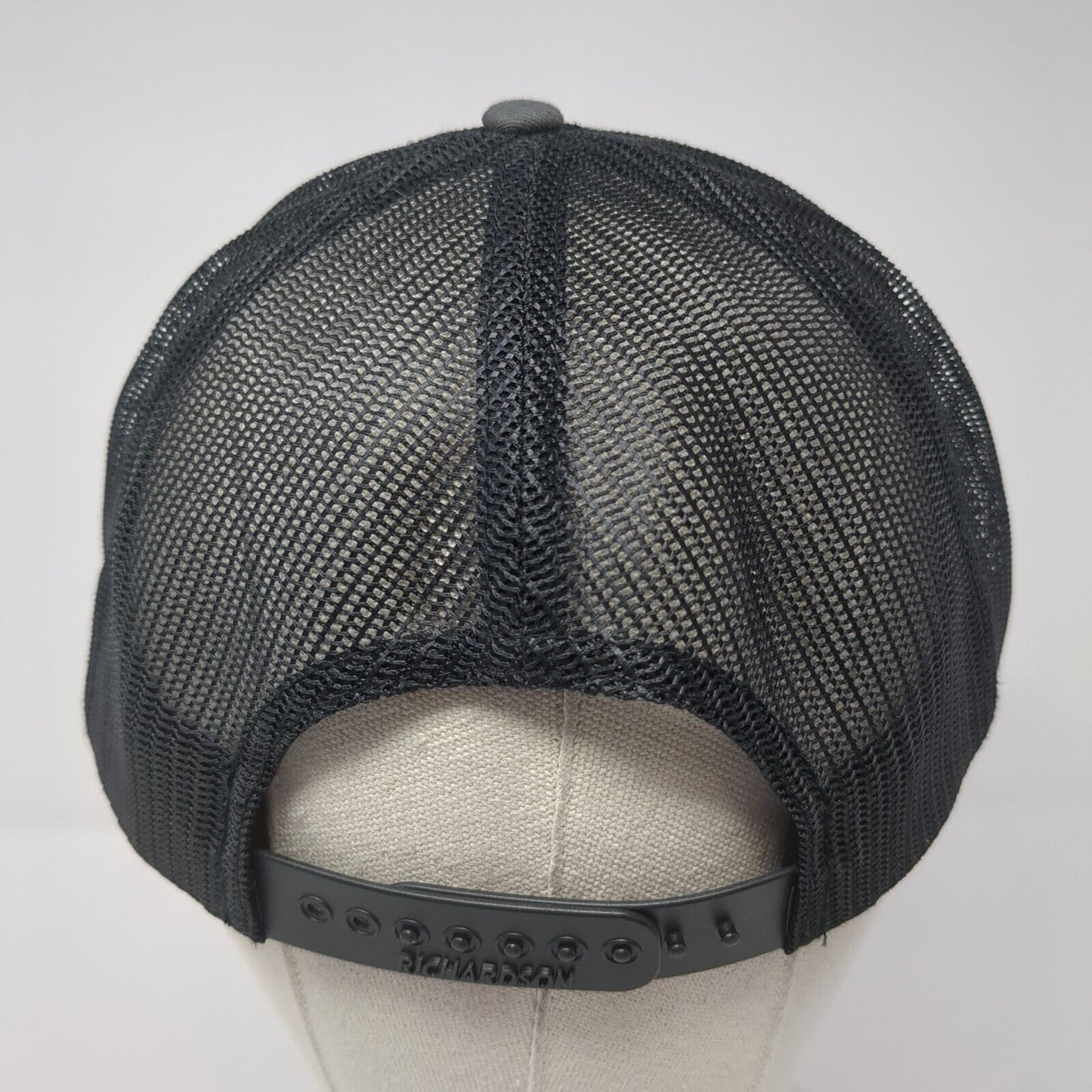 Disaster Response Snapback Trucker Hat Gray OS Adjustable Mesh Back 6 Panel