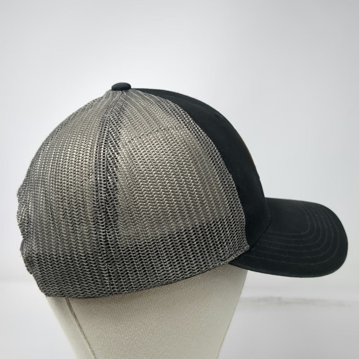 Indian Motorcycle Trucker Hat Black One Size Mesh Back Patch Snapback 1901 Moto