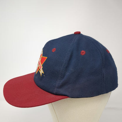 Rossignol Baseball Cap Blue Red One Size Embroidered Logo Strapback Hat Skiing