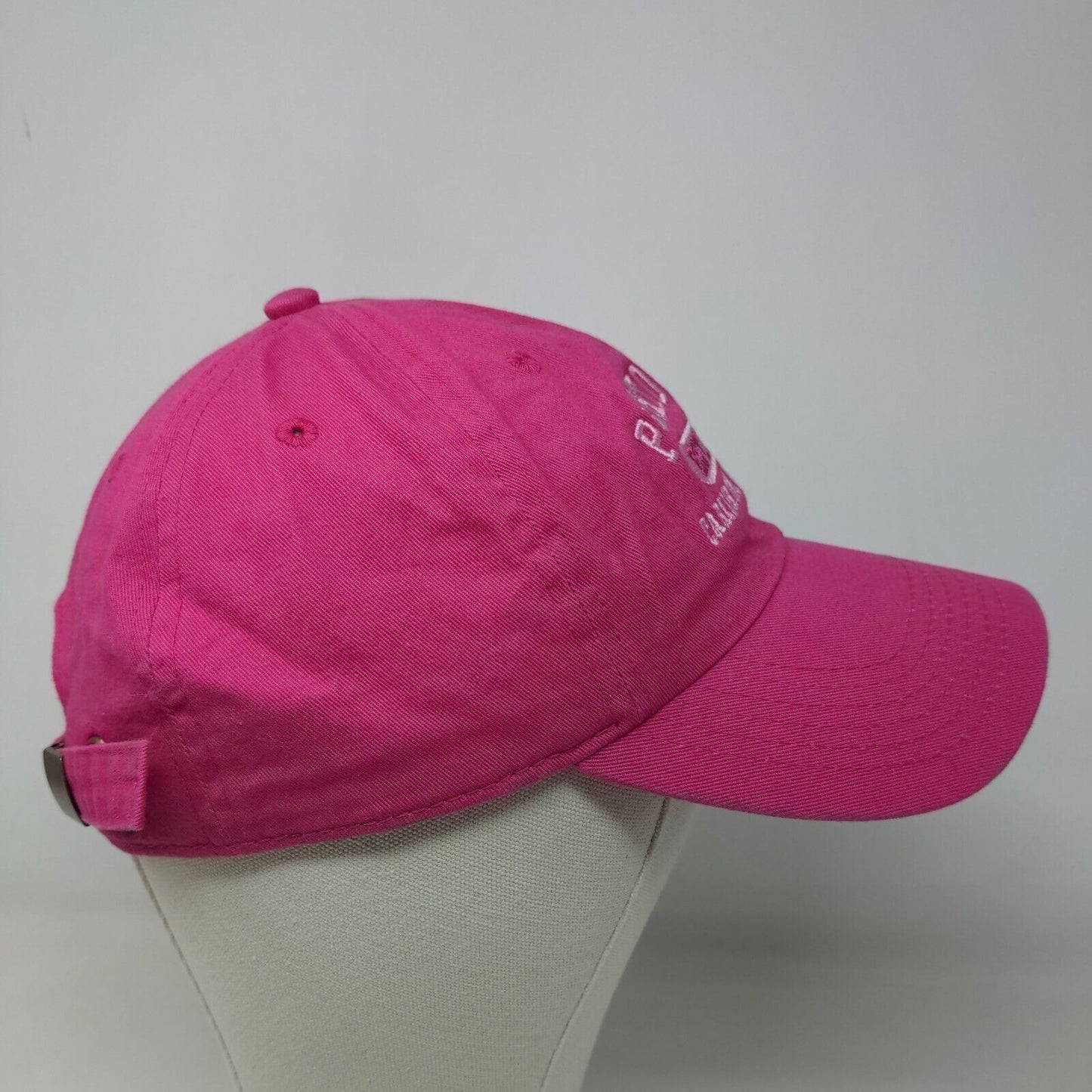 Newhattan Women's Slideback Hat Pink Size OSFA Embroidered Puerto Rico Logo