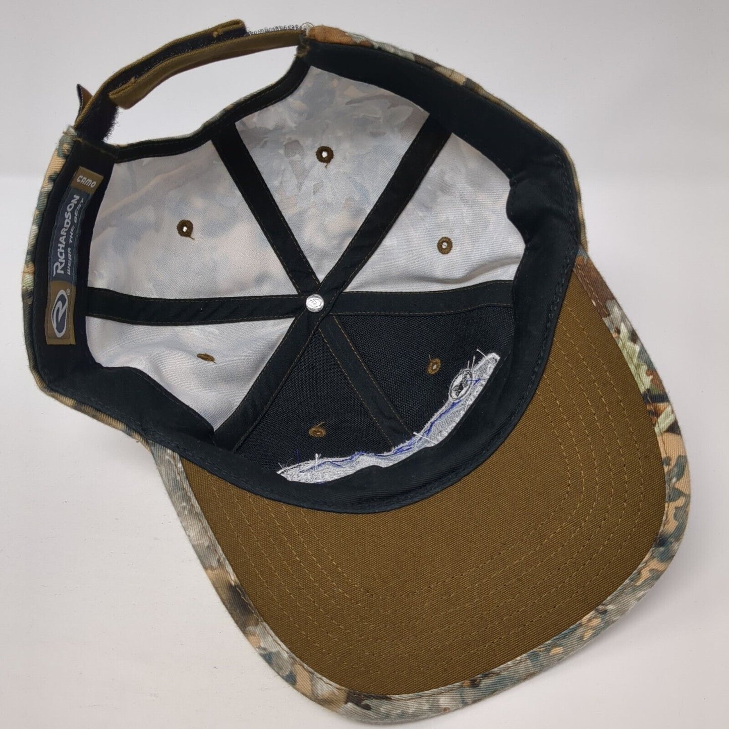 Ruby Mountain Wrestling Strapback Hat Camo One Size Hunting Richardson