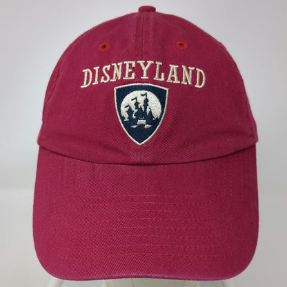 Disneyland Baseball Cap Red One Size Castle Shield Mickey Mouse Slideback Hat