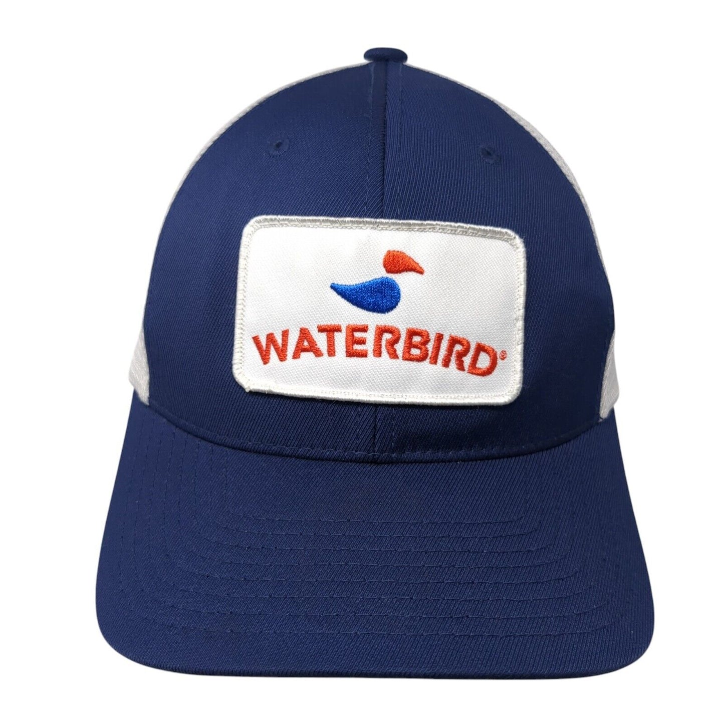 Waterbird Snapback Trucker Hat Blue One Size 110 Flexfit Mesh Back Cap America