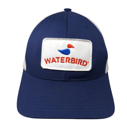Waterbird Snapback Trucker Hat Blue One Size 110 Flexfit Mesh Back Cap America