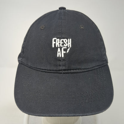 Fresh AF Slideback Hat Black One Size Solid Adjustable Carbon Elements