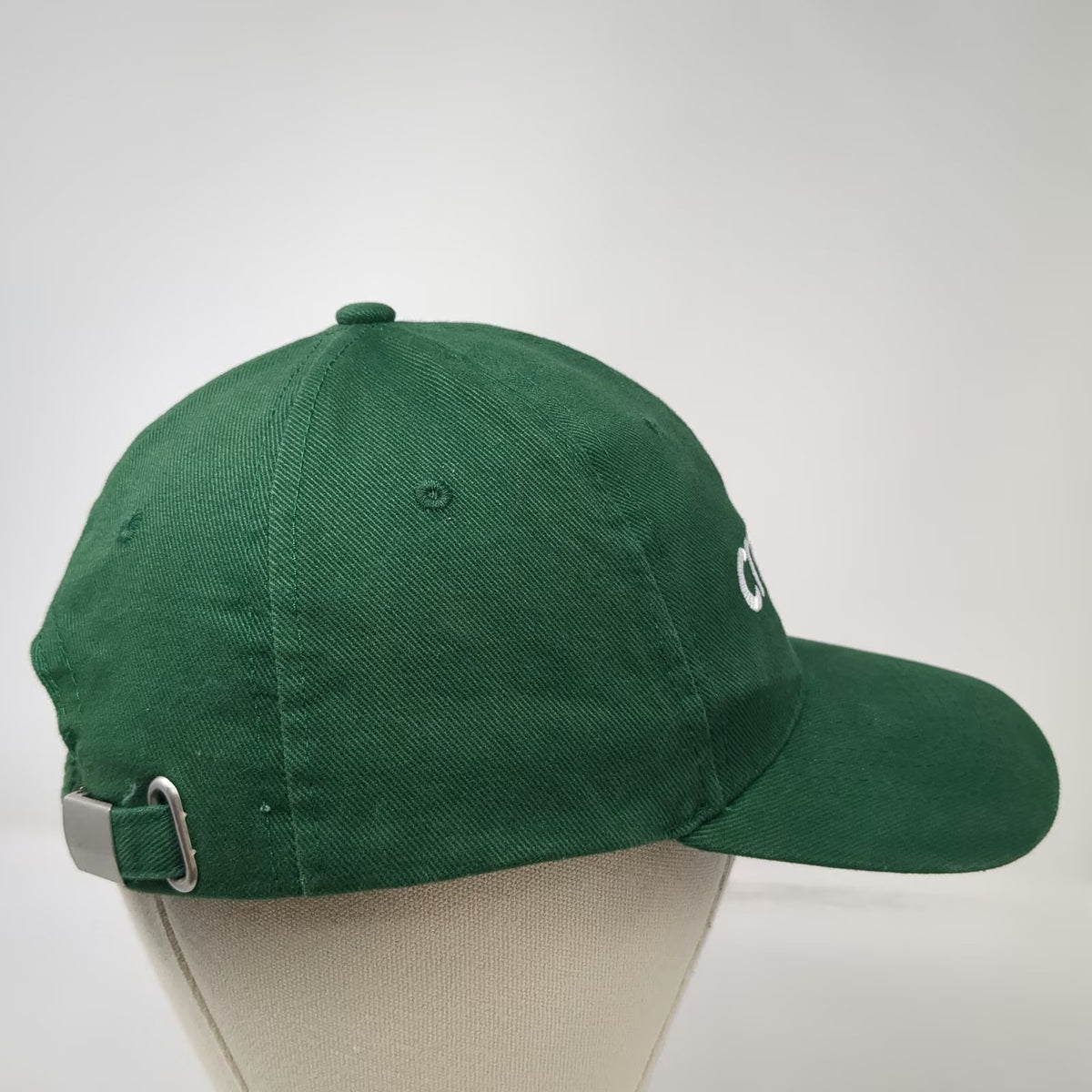 SOL'S CMPC Logo Baseball Cap Green One Size Slideback Cotton Hat Embroidered