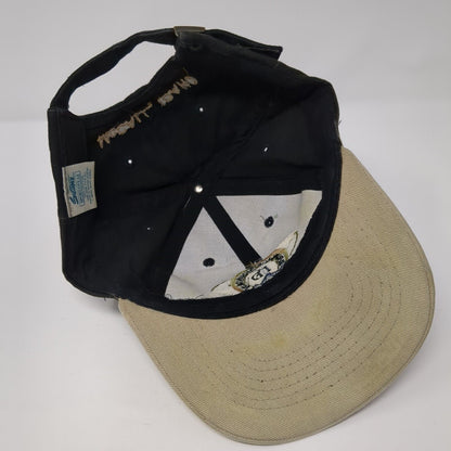 Brundage Mountain McCALL Idaho Slideback Hat Black OS Adjustable Embroidered